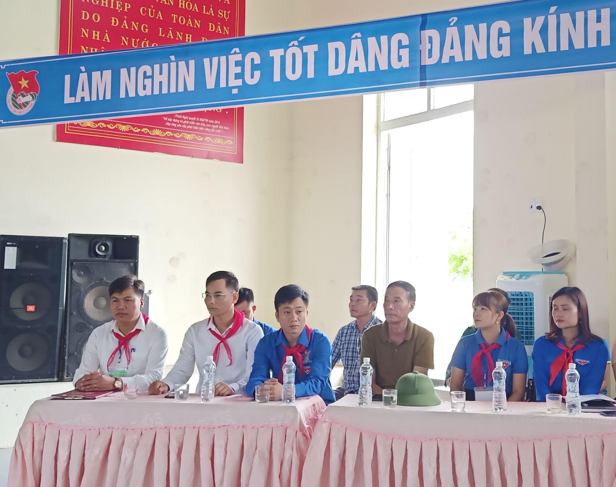 Đại biểu về dự hội thao thanh thiếu niên hè năm 2022.