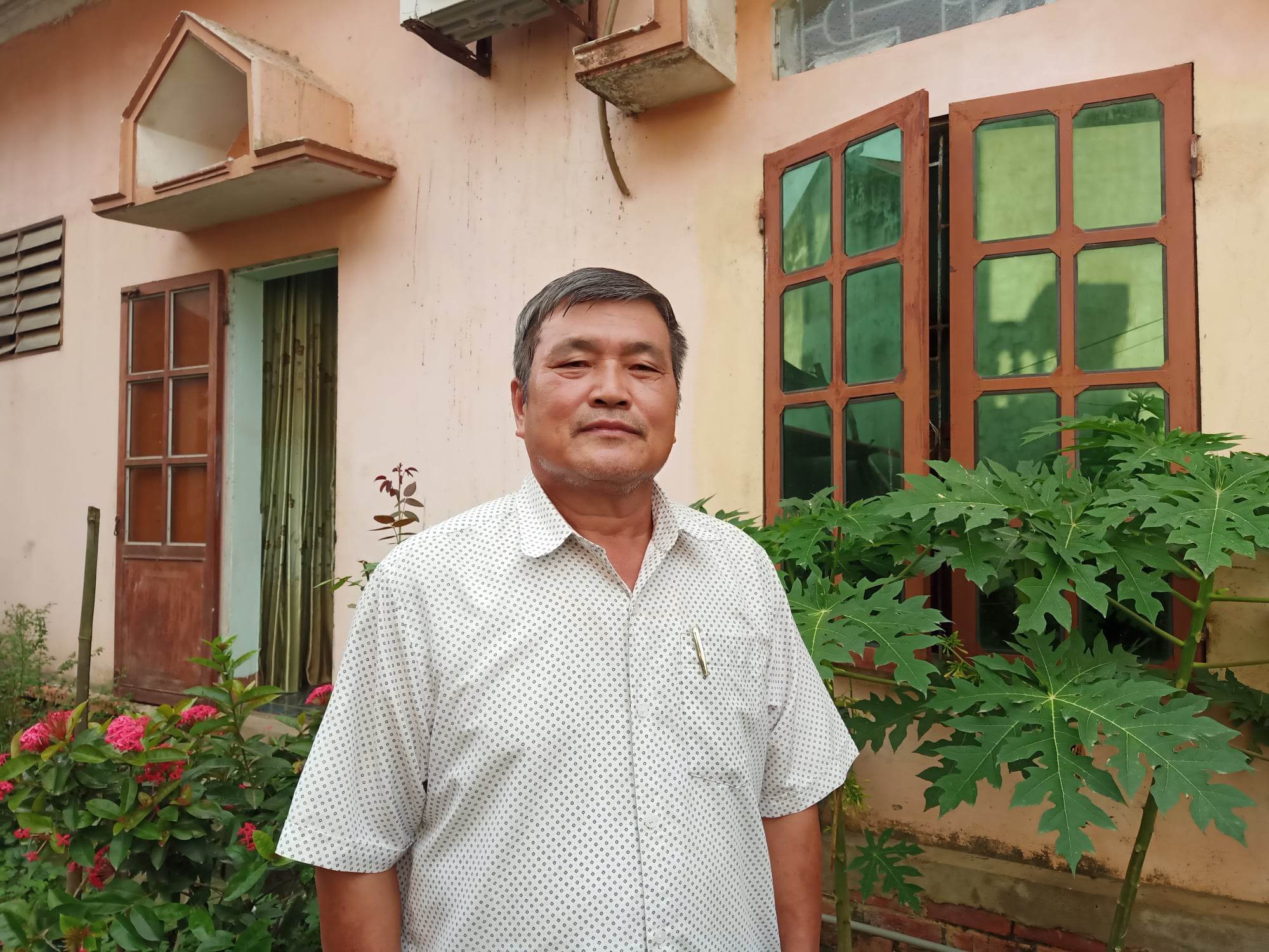 Ông Tống Thanh Hải, thôn Xuân Trường, xã Yên Tâm.