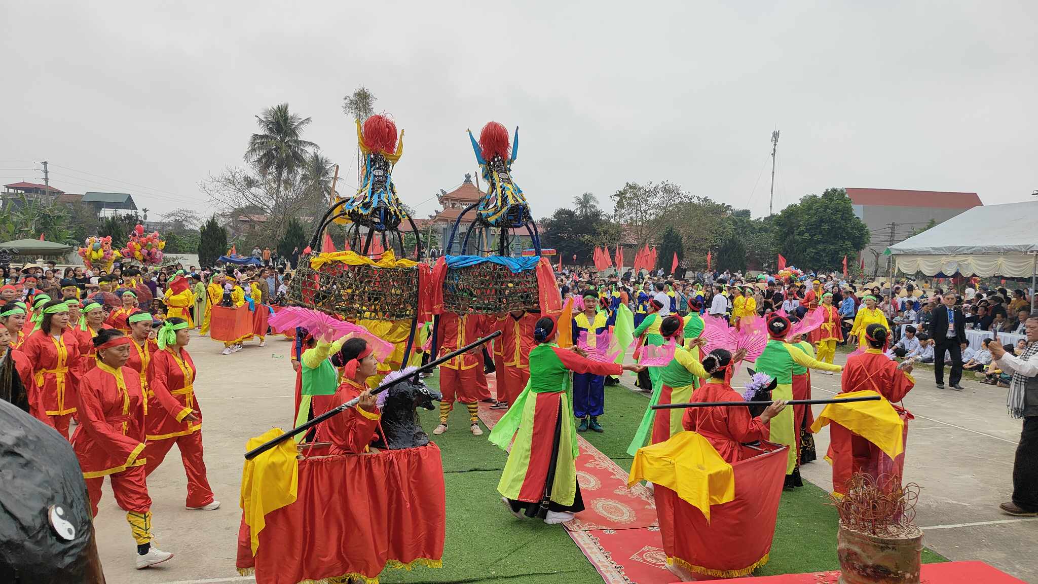 Lễ hội Trò Chiềng xã Yên Ninh.