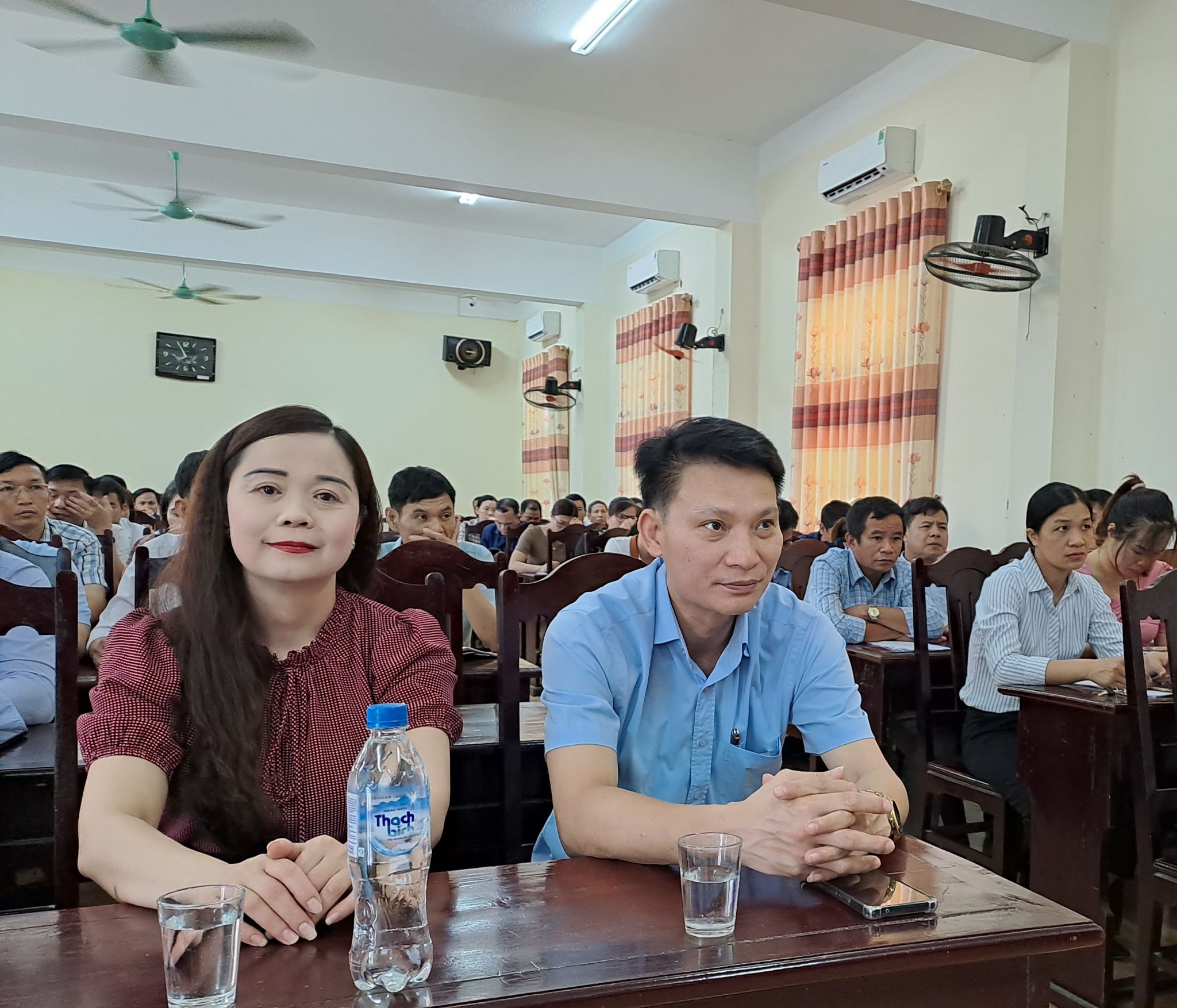 Đại biểu về tham dự lớp bồi dưỡng.