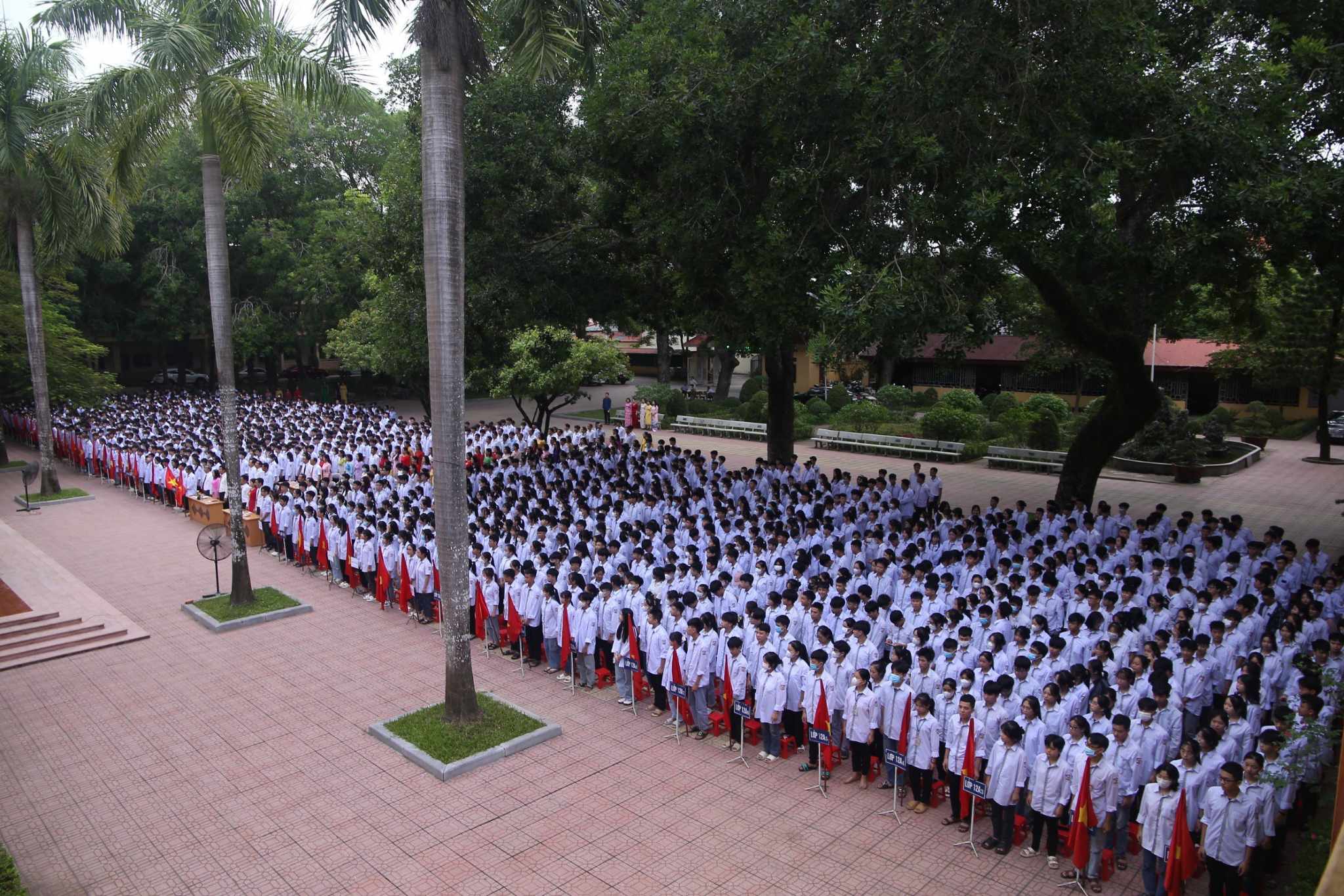 Toàn cảnh buổi lễ.