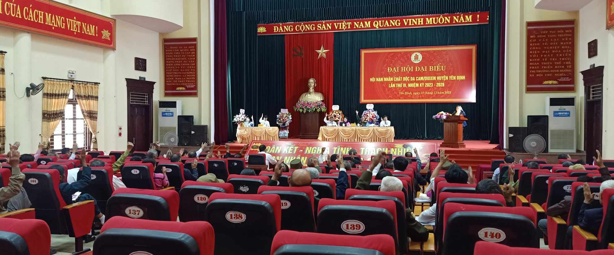 Đại hội Biểu quyết bầu Ban Chấp hành khóa IV, nhiệm kỳ 2023-2028.