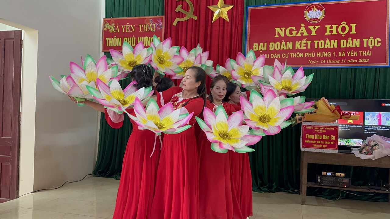 Các tiết mục văn nghệ tại Ngày hội.