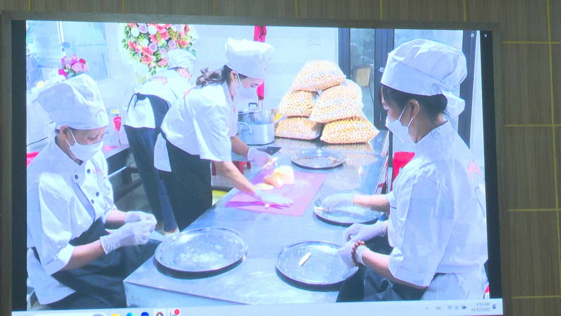 Sản phẩm OCOP huyện đánh giá tại hội nghị.