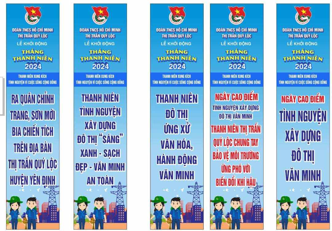 Một số hình ảnh Đoàn Thanh niên Thị Trấn Quý Lộc ra quân hưởng ứng ngày cao điểm xây dựng đô thị văn minh năm 2024.