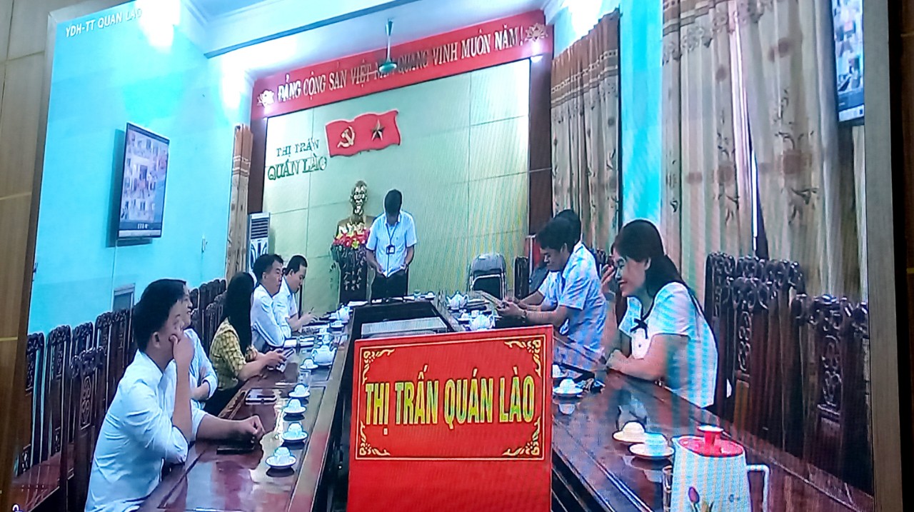 Điểm cầu các xã, thị trấn trong huyện.